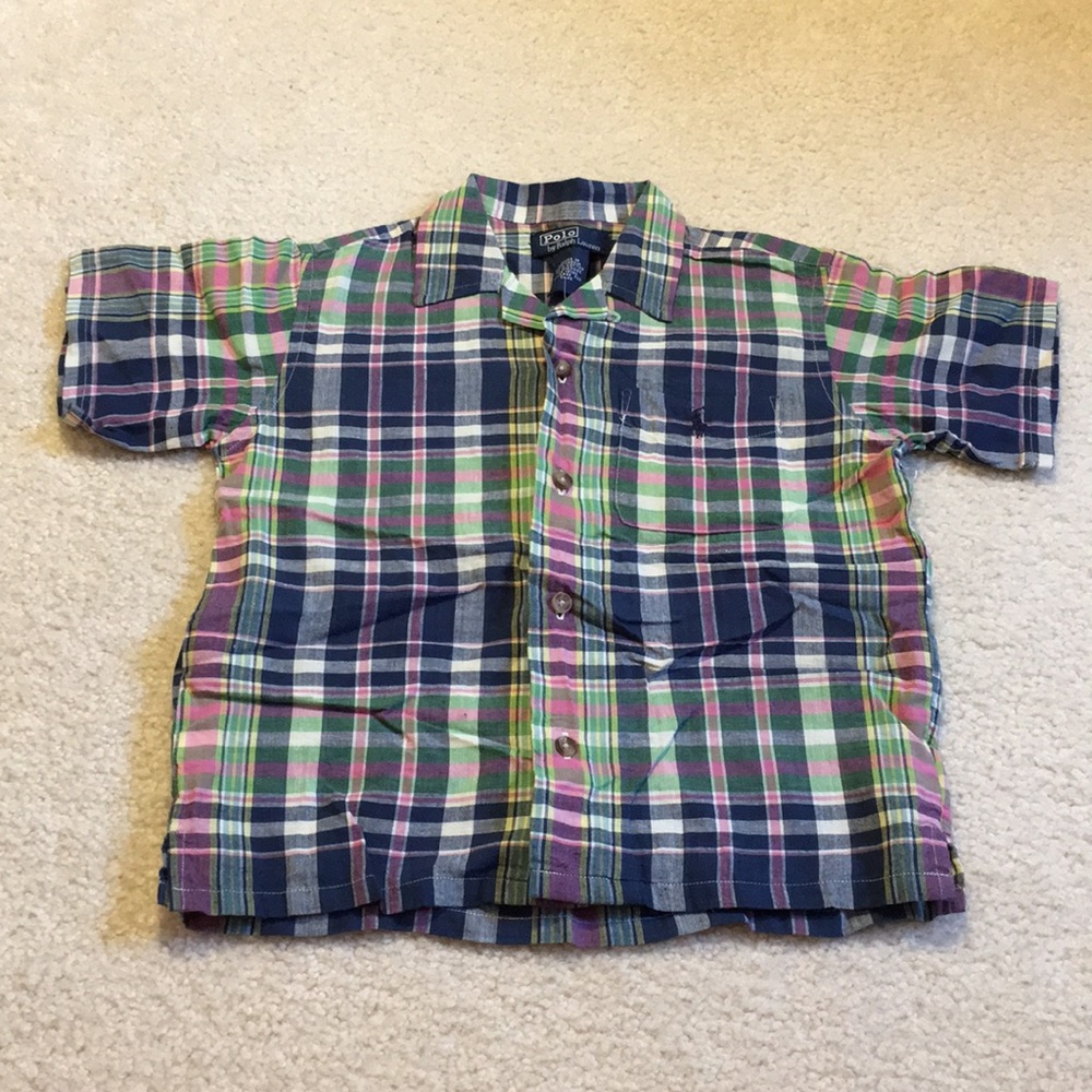 NWT Ralph Lauren button down short sleeve